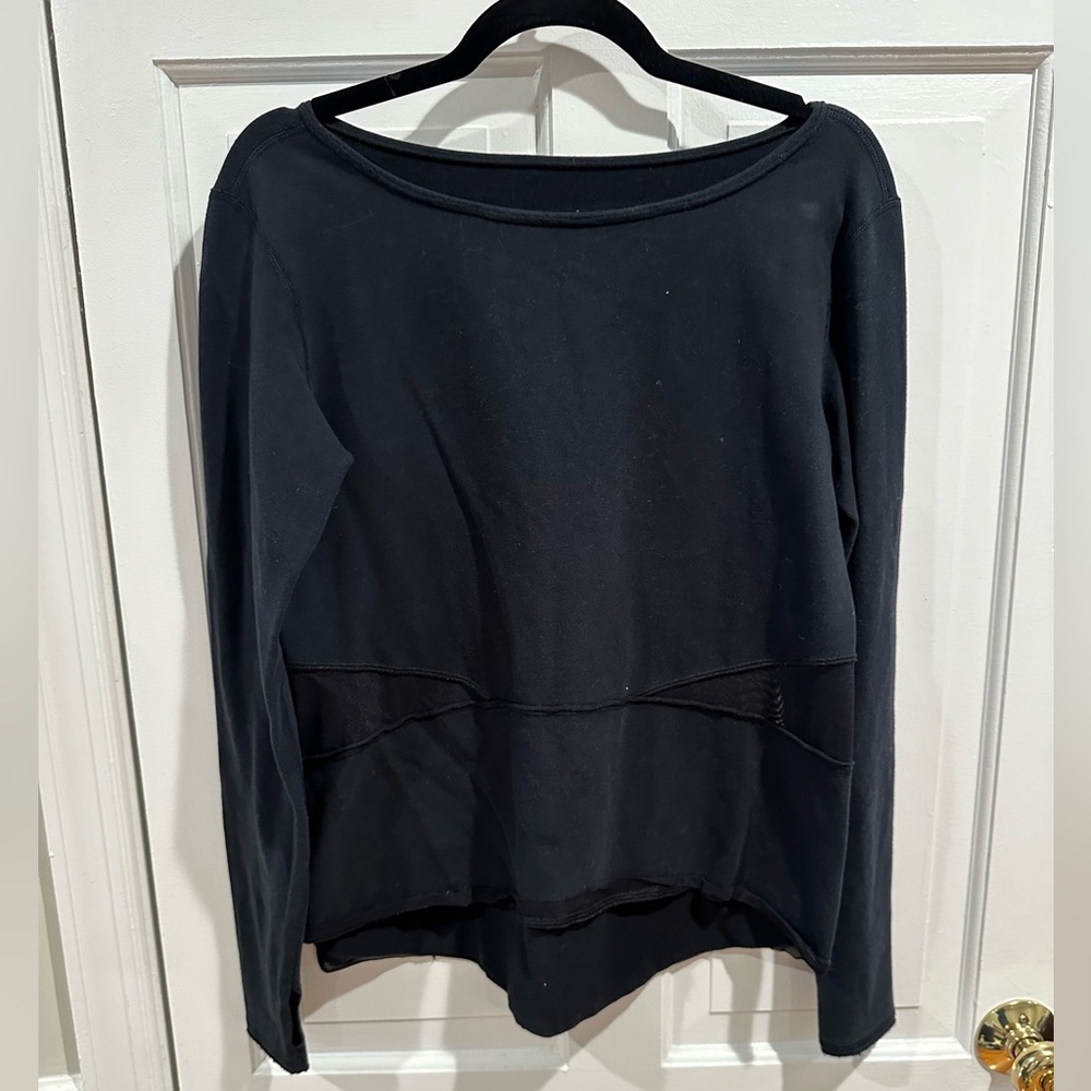 Nancy Rose mesh-paneled sweatshirt